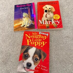 Set of Three Dog-Themed Children's Books